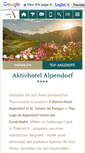 Mobile Screenshot of hotel-alpendorf.at